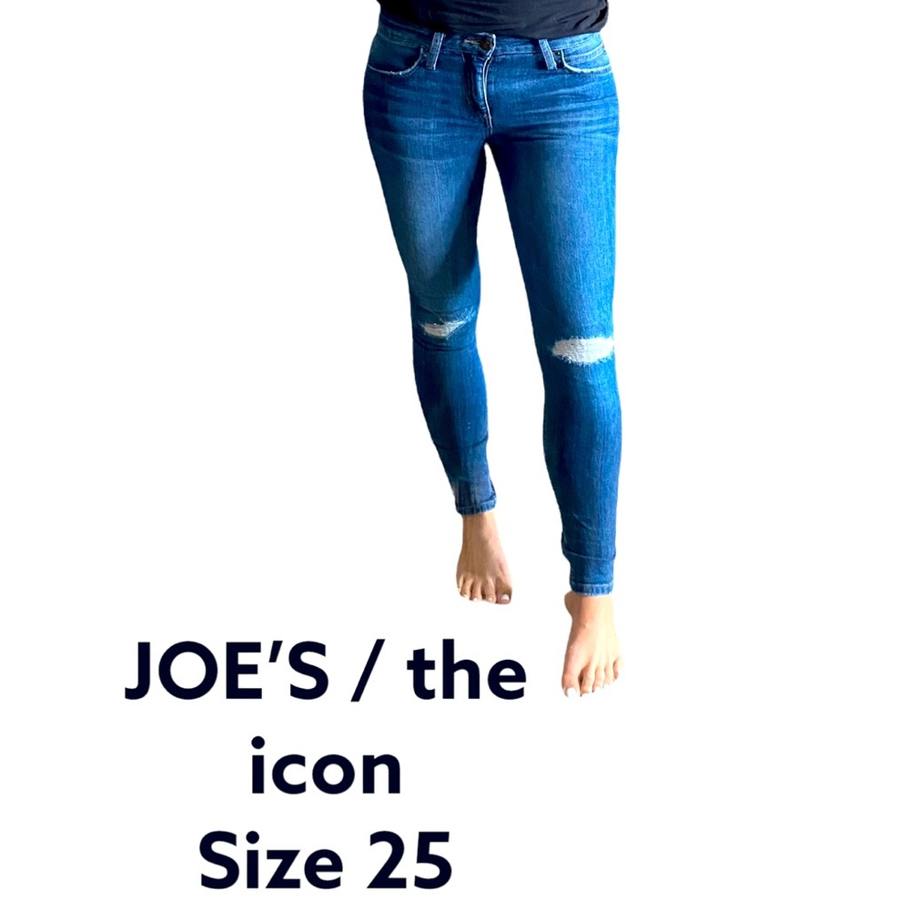 Joe’s the icon size 25 mid rise skinny ankle jeans!!!